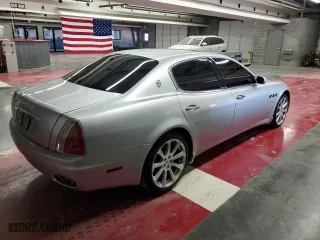 2005 Maserati Quattroporte with VIN ZAMCE39A750014721, listed as a Copart auction lot 54172645 with 24,604 mi miles and Clean Title. Bid and sale history available at carsss.com. Image 3.