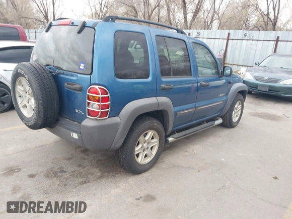 2004 Jeep Liberty Sport with VIN 1J4GK48K84W147282, listed as a IAAI auction lot 41888043 with 211,043 mi miles and . Bid and sale history available at DreamBid. Image 4.