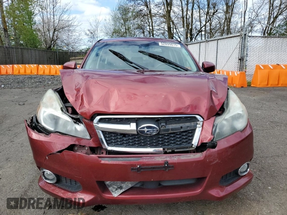 2014 Subaru Legacy Limited with VIN 4S3BMBM67E3028391, listed as a Copart auction lot 52899815 with 77,608 mi miles and Salvage title. Bid and sale history available at DreamBid. Image 5.