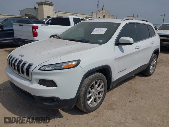 2018 Jeep Cherokee Latitude Plus with VIN 1C4PJLLX2JD557198, listed as a IAAI auction lot 41908907 with 155,195 mi miles and . Bid and sale history available at DreamBid. Image 17.