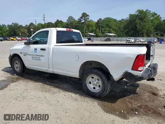2022 Ram 1500 Tradesman with VIN 3C6JR6DT4NG172298, listed as a Copart auction lot 55274815 with 51,763 mi miles and Salvage title. Bid and sale history available at DreamBid. Image 2.