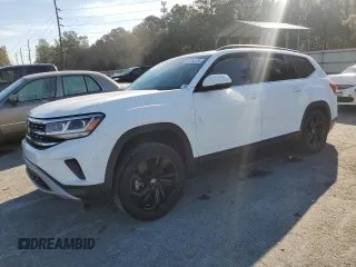 2022 Volkswagen Atlas SE with VIN 1V2JP2CA7NC529031, listed as a Copart auction lot 80762554 with 56,687 mi miles and Salvage title. Bid and sale history available at DreamBid. Image 1.