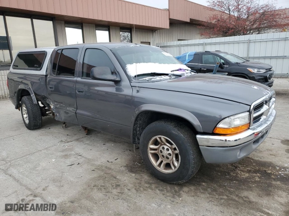 2004 Dodge Dakota SLT with VIN 1D7HL48K64S711774, listed as a Copart auction lot 84385994 with 253,318 mi miles and Clean Title. Bid and sale history available at carsss.com. Image 4.