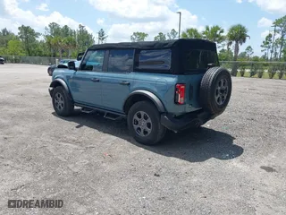 2022 Ford Bronco with VIN 1FMDE5BH9NLB83791, listed as a IAAI auction lot 42020801 with 26,141 mi miles. Bid and sale history available at carsss.com. Image 3.