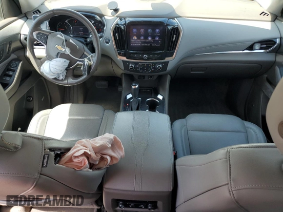 2020 Chevrolet Traverse Premier with VIN 1GNERKKW4LJ274817, listed as a Copart auction lot 54577265 with 83,921 mi miles and Salvage title. Bid and sale history available at DreamBid. Image 8.