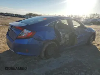 2020 Honda Civic LX with VIN 2HGFC2F65LH575074, listed as a Copart auction lot 43221205 with Not provided miles and Salvage title. Bid and sale history available at DreamBid. Image 3.