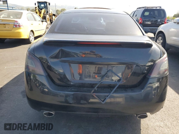 2014 Nissan Maxima SV with VIN 1N4AA5AP1EC444977, listed as a Copart auction lot 53202105 with 175,460 mi miles and Salvage title. Bid and sale history available at DreamBid. Image 6.