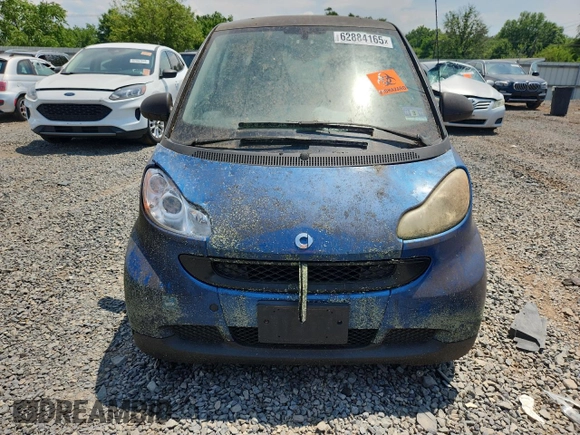 2008 Smart fortwo Pure with VIN WMEEJ31X78K132545, listed as a Copart auction lot 62884165 with Not provided miles and Clean title. Bid and sale history available at DreamBid. Image 5.
