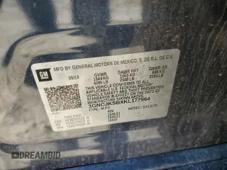 2019 Chevrolet Trax LS with VIN 3GNCJKSBXKL177964, listed as a Copart auction lot 49544625 with 86,476 mi miles and Salvage Title. Bid and sale history available at carsss.com. Image 14.