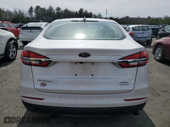 2019 Ford Fusion SEL with VIN 3FA6P0CD4KR224756, listed as a Copart auction lot 49507855 with 56,785 mi miles and Salvage Title. Bid and sale history available at carsss.com. Image 6.