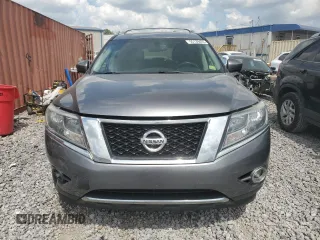 2015 Nissan Pathfinder SV with VIN 5N1AR2MM8FC654587, listed as a Copart auction lot 55139465 with 102,397 mi miles and Salvage Title. Bid and sale history available at carsss.com. Image 5.