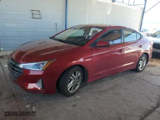 2019 Hyundai Elantra SEL with VIN 5NPD84LF3KH409519, listed as a Copart auction lot 50643295 with 91,478 mi miles and Salvage Title. Bid and sale history available at carsss.com. Image 1.