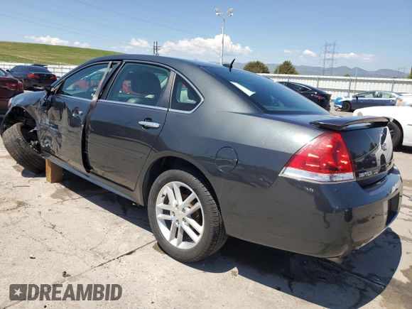 2014 Chevrolet Impala LTZ with VIN 2G1WC5E32E1182483, listed as a Copart auction lot 60308935 with 116,714 mi miles and Salvage title. Bid and sale history available at DreamBid. Image 2.