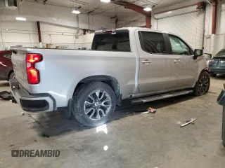 2022 Chevrolet Silverado 1500 RST with VIN 1GCUDEET0NZ504153, listed as a Copart auction lot 43828515 with 39,842 mi miles and Salvage Title. Bid and sale history available at DreamBid. Image 3.