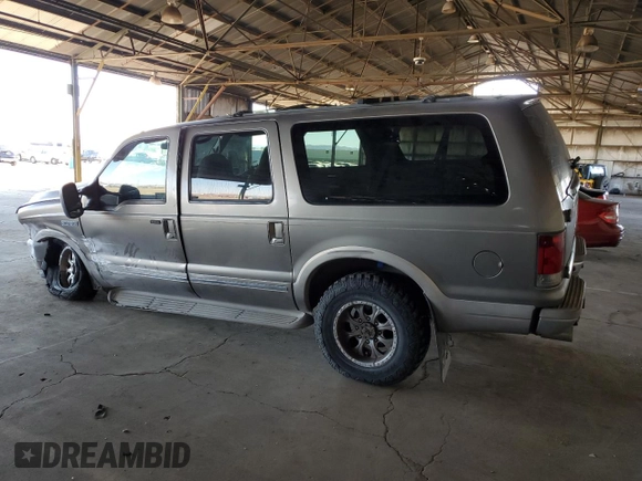 2002 Ford Excursion Limited с VIN 1FMNU42S32EB52470, выставлен на аукционе Copart как лот 47244495 с пробегом 218 302 миль миль и Списание • Salvage title. История ставок и продаж доступна на DreamBid. Изображение 2.