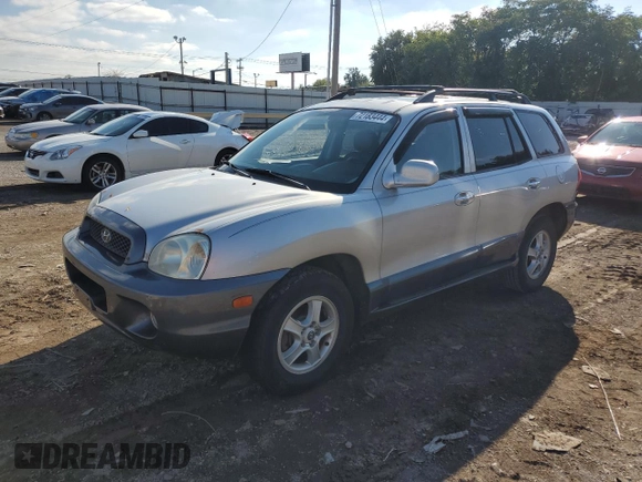 2003 Hyundai Santa Fe GLS with VIN KM8SC13E13U535411, listed as a Copart auction lot 72183444 with 189,961 mi miles and Salvage Title. Bid and sale history available at carsss.com. Image 1.