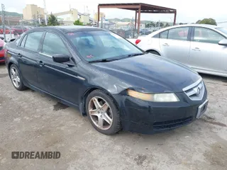 2005 Acura TL with VIN 19UUA66295A025895, listed as a IAAI auction lot 42054967 with 252,298 mi miles. Bid and sale history available at carsss.com. Image 1.