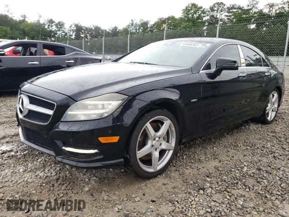 2012 Mercedes-Benz CLS 550 with VIN WDDLJ7DB9CA020072, listed as a Copart auction lot 60566565 with 105,945 mi miles and Clean title. Bid and sale history available at DreamBid. Image 1.