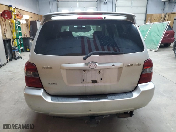 2004 Toyota Highlander with VIN JTEHD21A740027465, listed as a Copart auction lot 76960644 with 124,477 mi miles and Clean Title. Bid and sale history available at carsss.com. Image 6.