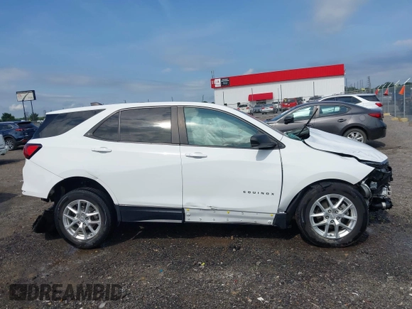 2022 Chevrolet Equinox LS with VIN 3GNAXHEV4NS155080, listed as a IAAI auction lot 42370518 with Not provided miles and . Bid and sale history available at DreamBid. Image 13.