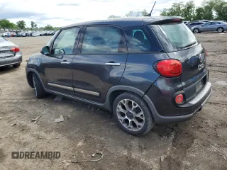 2014 FIAT 500L Trekking with VIN ZFBCFADH2EZ019737, listed as a Copart auction lot 55460754 with 145,535 mi miles and Non Repairable. Bid and sale history available at carsss.com. Image 2.