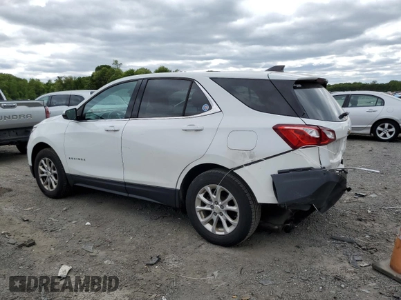 2018 Chevrolet Equinox LT z VIN 3GNAXSEV7JS593275, wystawiony jako Copart lot #57420565 z przebiegiem 83 977 mil mil oraz Szkoda całkowita • Salvage title. Historia ofert i sprzedaży dostępna na DreamBid. Obrazek 2.