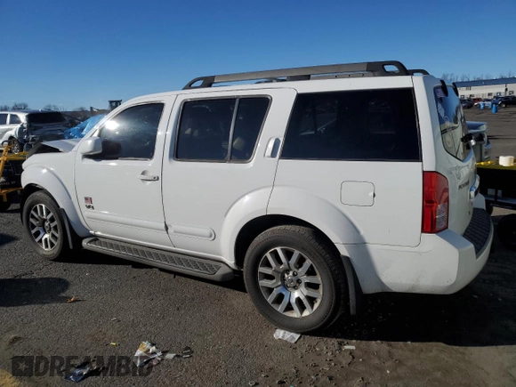 2008 Nissan Pathfinder LE with VIN 5N1BR18B48C639871, listed as a Copart auction lot 80293664 with 205,926 mi miles and Salvage Title. Bid and sale history available at carsss.com. Image 2.