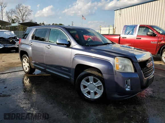 2013 GMC Terrain SLE with VIN 2GKALMEK2D6282656, listed as a Copart auction lot 44372315 with 237,952 mi miles and Salvage Title. Bid and sale history available at carsss.com. Image 4.