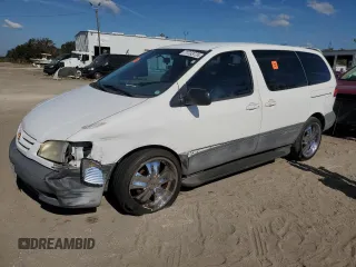 2001 Toyota Sienna CE with VIN 4T3ZF19C71U347363, listed as a Copart auction lot 77733724 with 218,412 mi miles and Non Repairable. Bid and sale history available at carsss.com. Image 1.
