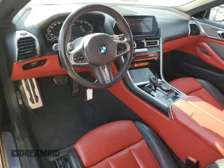 2019 BMW 8 Series M850i xDrive with VIN WBAFY4C53KBX29566, listed as a Copart auction lot 75508484 with 26,895 mi miles and Clean Title. Bid and sale history available at carsss.com. Image 8.