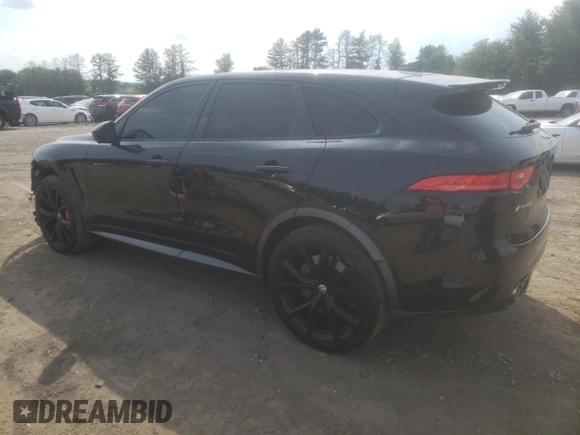 2020 Jaguar F-Pace SVR with VIN SADCZ2EE5LA647869, listed as a Copart auction lot 57671434 with 51,778 mi miles and Salvage Title. Bid and sale history available at DreamBid. Image 2.