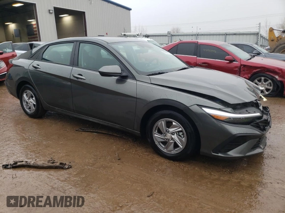 2024 Hyundai Elantra SE with VIN KMHLL4DG0RU747876, listed as a Copart auction lot 88356935 with 11,420 mi miles and Salvage Title. Bid and sale history available at DreamBid. Image 4.