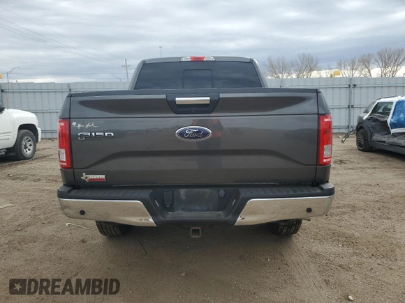 2015 Ford F-150 XLT with VIN 1FTEW1EP4FKD65763, listed as a Copart auction lot 50697575 with 122,124 mi miles and Clean Title. Bid and sale history available at DreamBid. Image 6.
