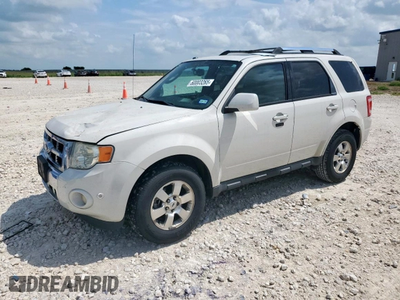 2012 Ford Escape Limited with VIN 1FMCU9E72CKB91274, listed as a Copart auction lot 60003265 with 240,131 mi miles and Salvage title. Bid and sale history available at DreamBid. Image 1.