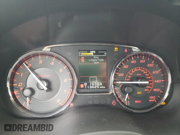 2015 Subaru WRX с VIN JF1VA1A6XF9833634, выставлен на аукционе Copart как лот 59438735 с пробегом 113 625 миль миль и Чистый • Clean title. История ставок и продаж доступна на DreamBid. Изображение 9.