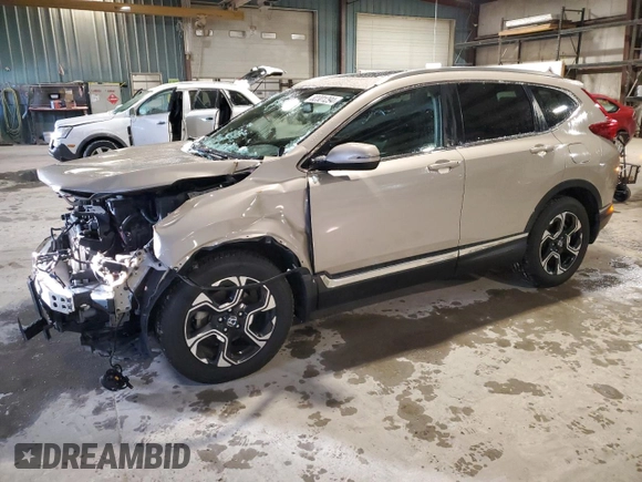 2017 Honda CR-V Touring with VIN 5J6RW2H90HL045674, listed as a Copart auction lot 82301294 with 93,587 mi miles and Salvage Title. Bid and sale history available at carsss.com. Image 1.