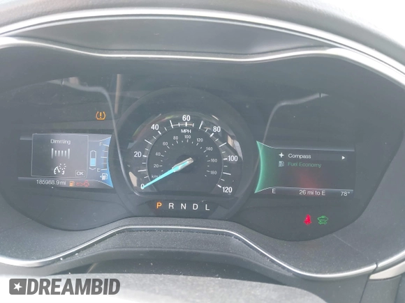 2016 Ford Fusion SE Hybrid with VIN 3FA6P0LU0GR397830, listed as a IAAI auction lot 41785627 with 185,988 mi miles. Bid and sale history available at carsss.com. Image 7.