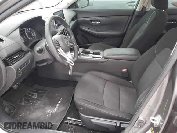 2022 Nissan Sentra SV with VIN 3N1AB8CV4NY250815, listed as a Copart auction lot 50358025 with 23,742 mi miles and Clean Title. Bid and sale history available at DreamBid. Image 7.
