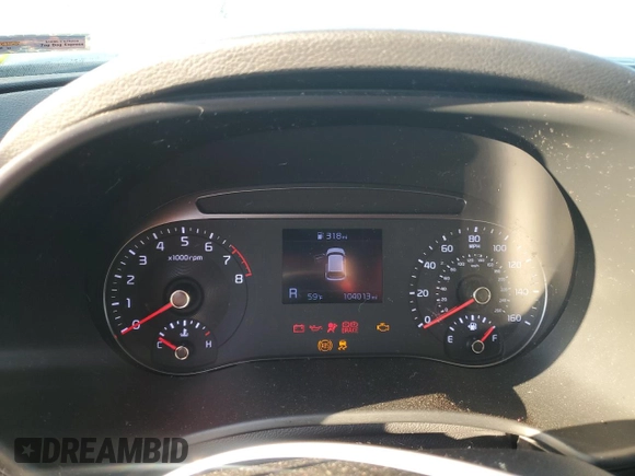 2020 Kia Soul S with VIN KNDJ23AU9L7704338, listed as a Copart auction lot 50705885 with 104,013 mi miles and Non Repairable. Bid and sale history available at carsss.com. Image 9.