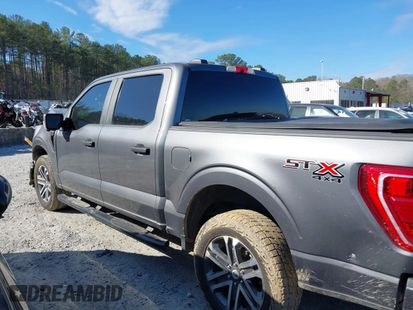 2021 Ford F-150 XL with VIN 1FTFW1E58MKD96370, listed as a IAAI auction lot 41627935 with 60,587 mi miles. Bid and sale history available at carsss.com. Image 14.
