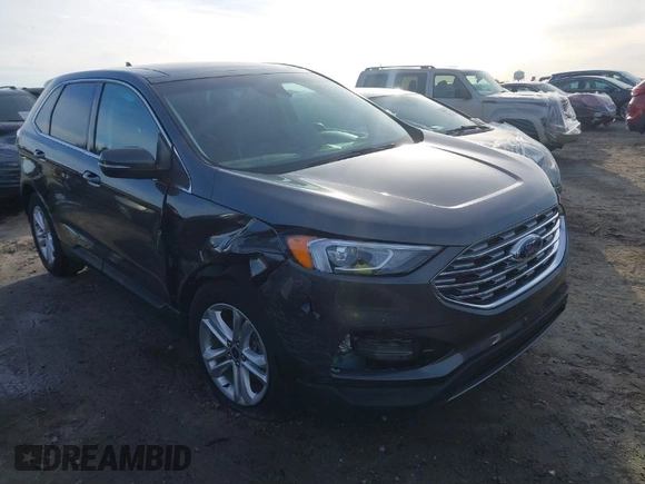 2019 Ford Edge SEL with VIN 2FMPK3J94KBC57523, listed as a IAAI auction lot 41601157 with 54,757 mi miles. Bid and sale history available at carsss.com. Image 1.