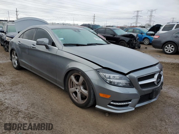 2013 Mercedes-Benz CLS-Class CLS 550 with VIN WDDLJ9BBXDA064856, listed as a Copart auction lot 41506485 with 106,426 mi miles and Salvage Title. Bid and sale history available at carsss.com. Image 4.