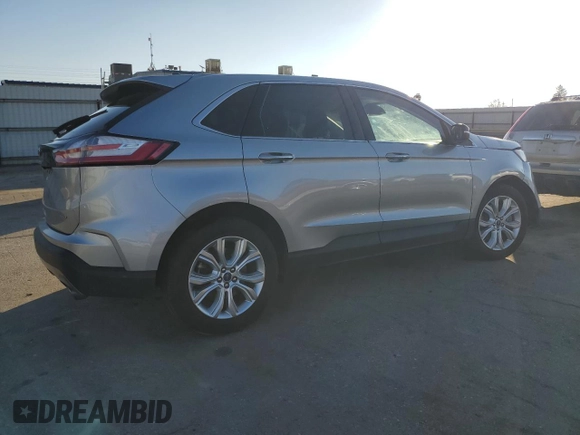 2022 Ford Edge Titanium with VIN 2FMPK4K92NBA55434, listed as a Copart auction lot 42817635 with 73,700 mi miles and Salvage Title. Bid and sale history available at carsss.com. Image 3.
