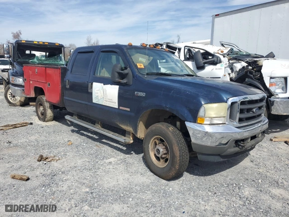 2004 Ford Super Duty F-350 SRW XL with VIN 1FTSW31P94EB58446, listed as a Copart auction lot 48334975 with 396,557 mi miles and Salvage Title. Bid and sale history available at carsss.com. Image 4.