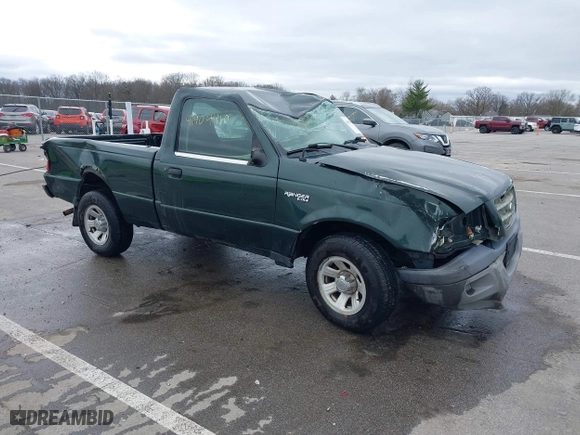 2003 Ford Ranger XL with VIN 1FTYR10U73PB39877, listed as a IAAI auction lot 41904410 with 190,588 mi miles. Bid and sale history available at carsss.com. Image 1.