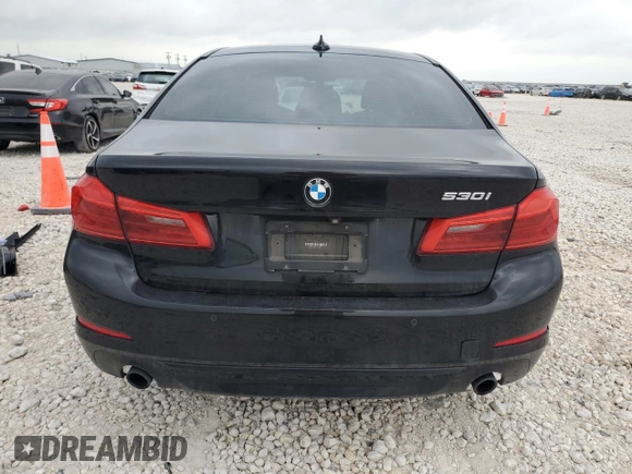2017 BMW 5 Series 530i with VIN WBAJA5C37HG894776, listed as a Copart auction lot 54784035 with 117,987 mi miles and Salvage Title. Bid and sale history available at carsss.com. Image 6.