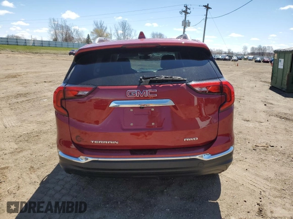 2019 GMC Terrain SLT with VIN 3GKALVEV3KL304477, listed as a Copart auction lot 53143095 with 71,820 mi miles and Clean Title. Bid and sale history available at carsss.com. Image 6.