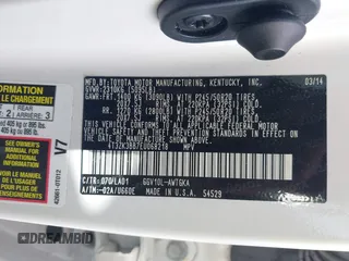 2014 Toyota Venza LE z VIN 4T3ZK3BB7EU068218, wystawiony jako IAAI lot #41724206 z przebiegiem 20 100 mil mil oraz . Historia ofert i sprzedaży dostępna na DreamBid. Obrazek 9.