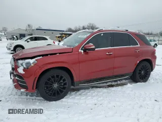 2022 Mercedes-Benz GLE 350 with VIN 4JGFB4KB5NA586900, listed as a Copart auction lot 44856935 with 57,953 mi miles and Salvage title. Bid and sale history available at DreamBid. Image 1.