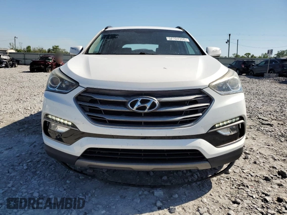 2018 Hyundai Santa Fe 2.4L with VIN 5XYZU3LB1JG537076, listed as a Copart auction lot 52724355 with 63,863 mi miles and Salvage title. Bid and sale history available at DreamBid. Image 5.